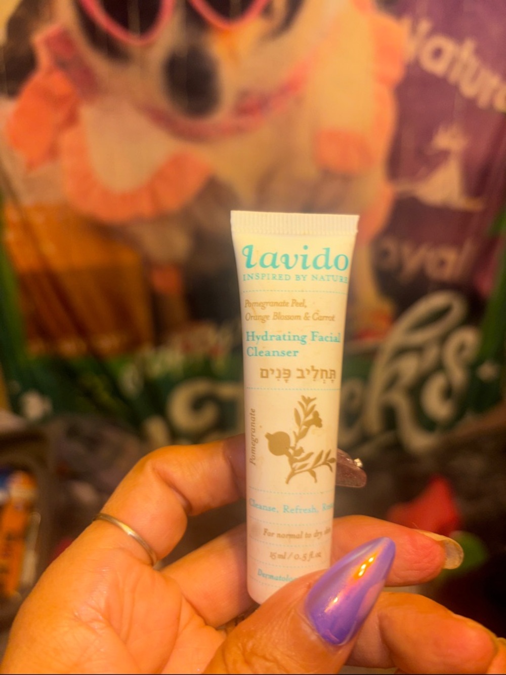 Lavido Hydrating Facial Cleanser - Pomegranate Peel & Orange Blossom